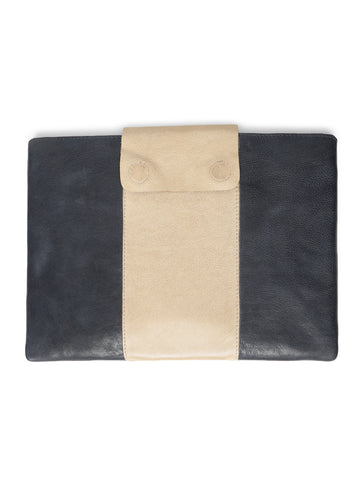 LuxeGuard Beige Leather Laptop Sleeves