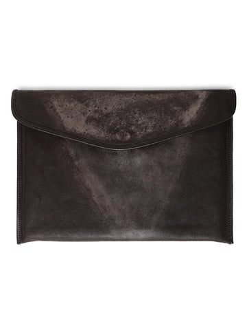 SleekSkin: Black Genuine Leather Laptop Sleeves