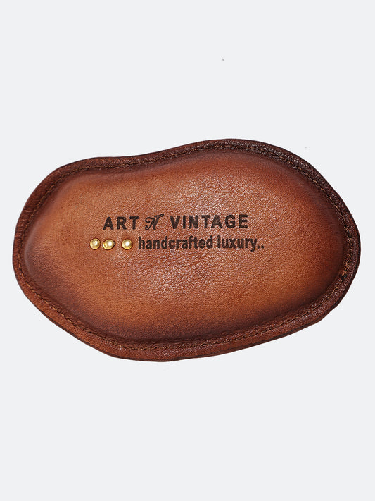 40/41 “Let’s Get Into It” Leather Paperweight