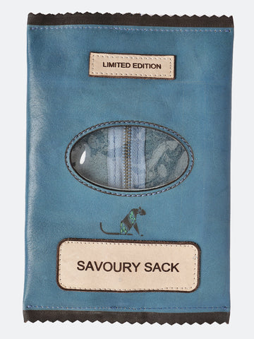 40/41 Blue Leather Savoury Sack (Limited Edition)