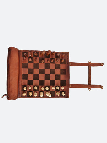 40/41 Leather Chess Board