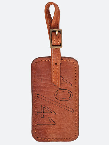 40/41 “The Origin Mark” Leather Luggage Tag