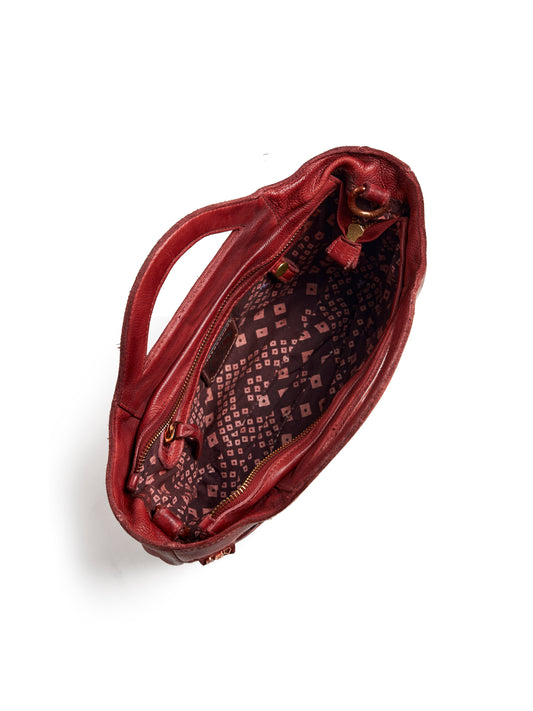 SEPHORA Rosetta Womens Real Leather Handbag by Art N Vintage- Rose