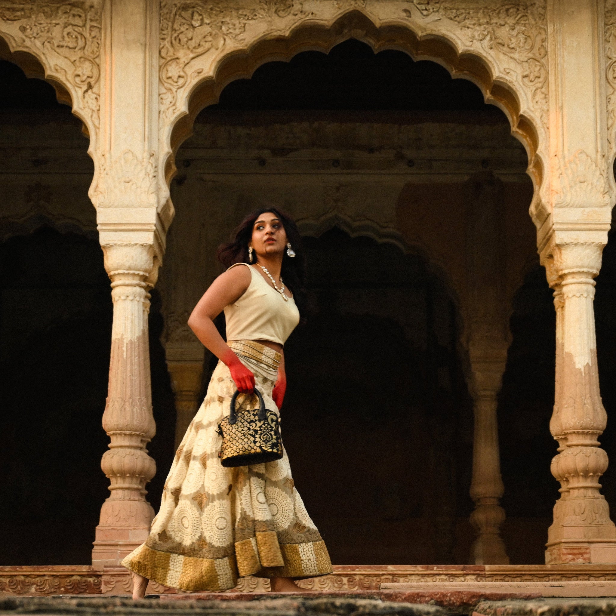 The Ultimate Festive Style Guide  to Pair Luxury Leather Handbags with Indian Ethnic Clothing