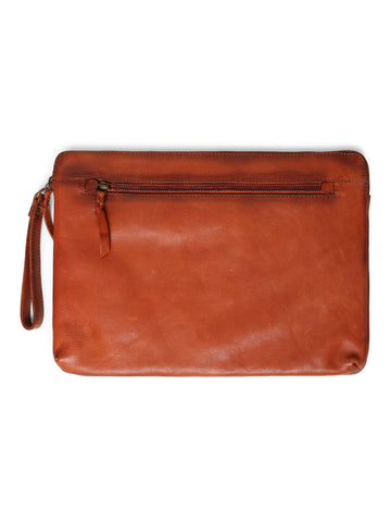 Timeless Protection: Cognac Leather Laptop Sleeves