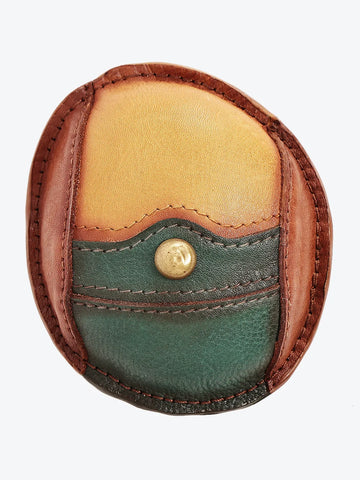 40/41 Vintage Auto Dual-Tone Leather Paperweight