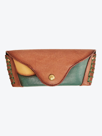 40/41 Auto Dual-Tone Leather Eyewear Case