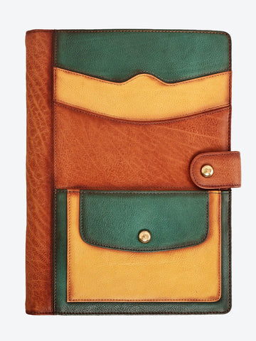 40/41 Auto Dual-Tone Leather File Folder