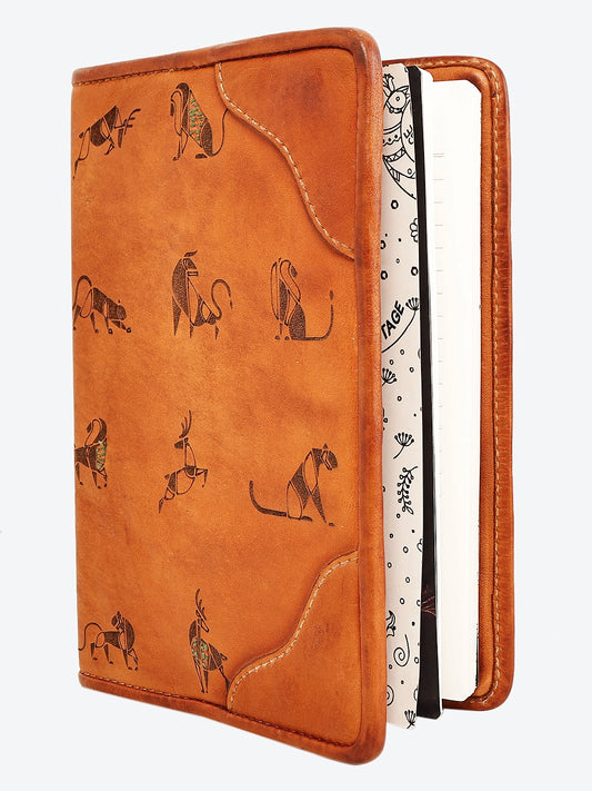 Handcrafted Leather Dairy Cover