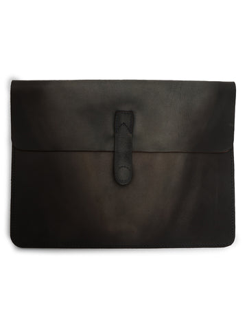 Prestige Grey Leather Laptop Sleeves