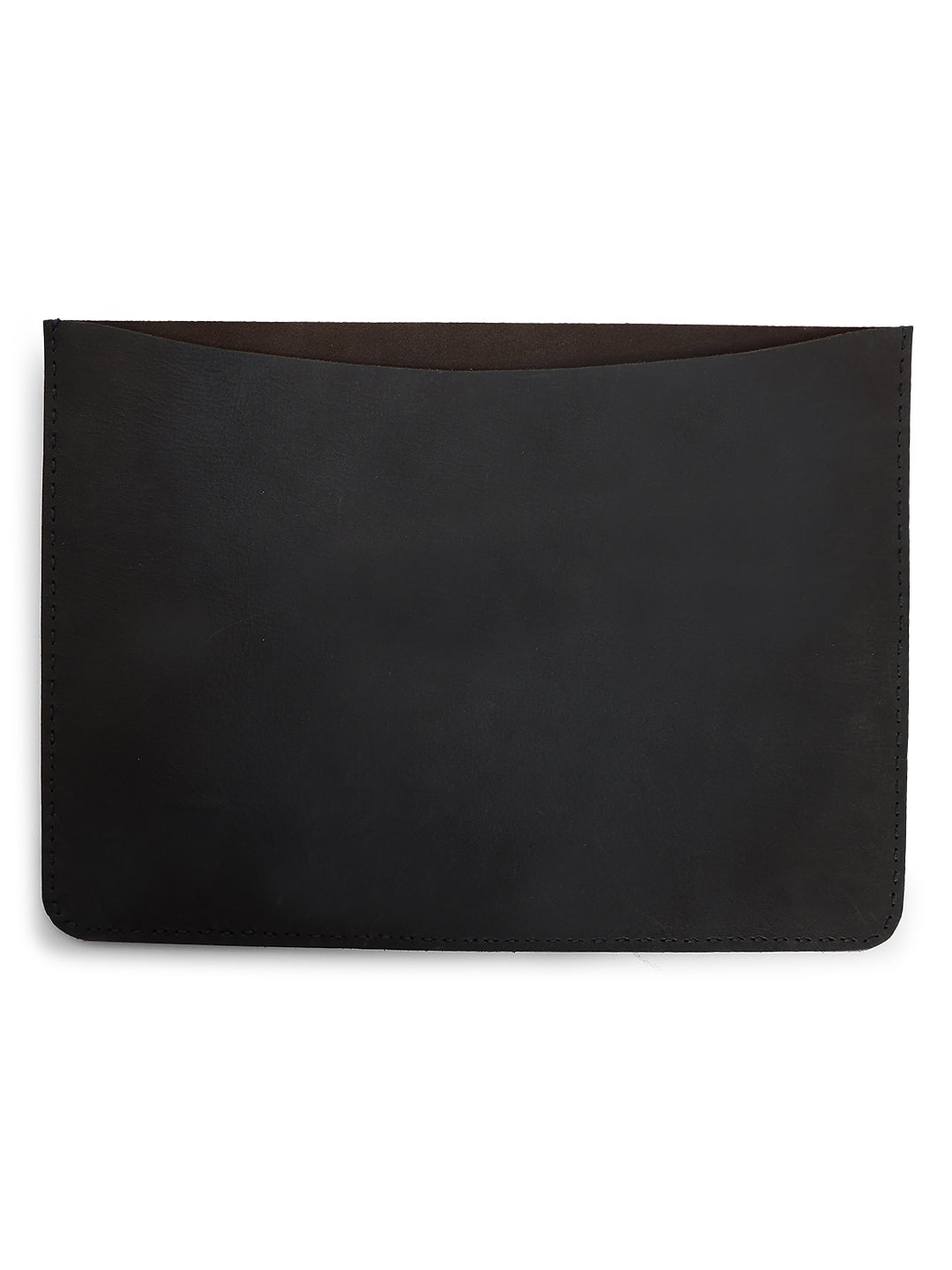 Classic Protection: Navy Leather Laptop Sleeves for Timeless Style