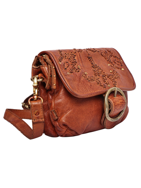 Aurora Handcrafted Leather Sling Bag