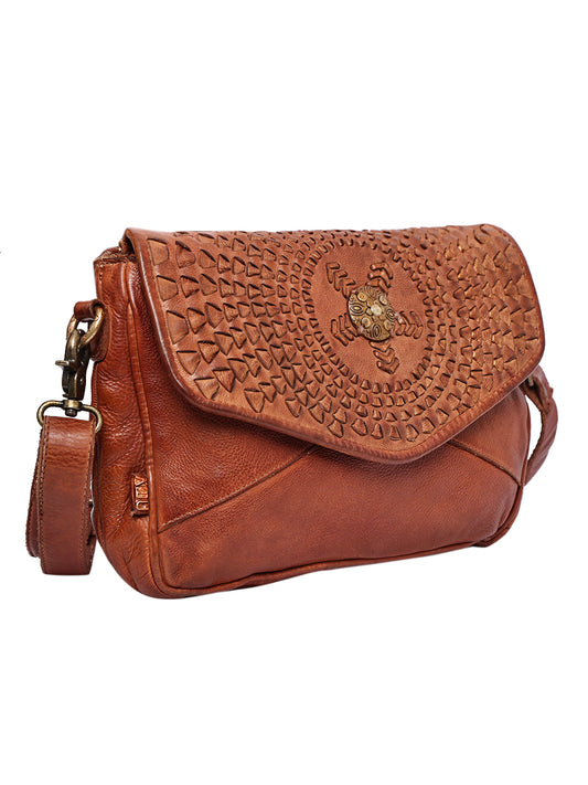 Aria Handcrafted Leather Sling Bag