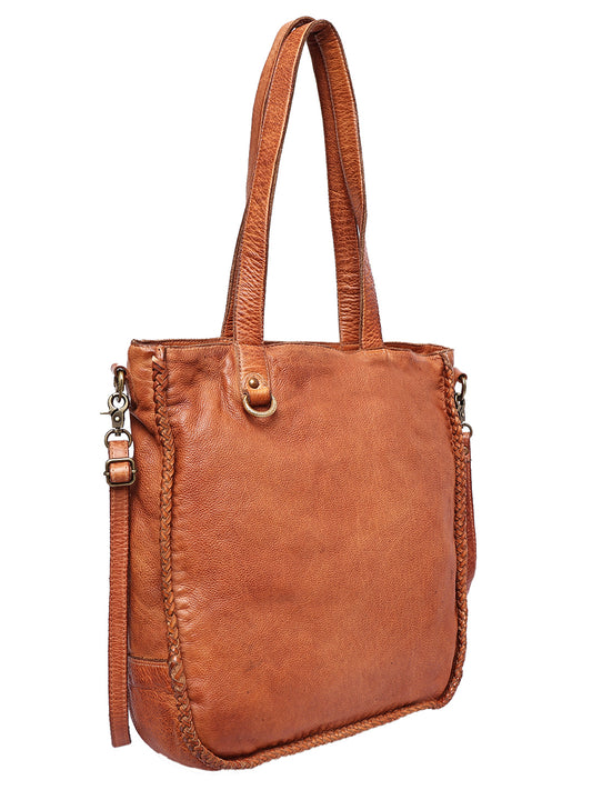 Classic Handcrafted Leather Work Tote