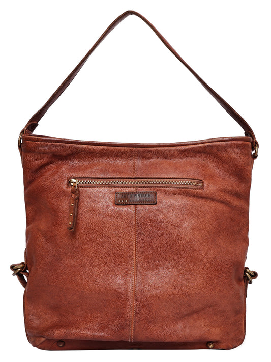 Elara Mandala Handcrafted Leather Shoulder Sling Bag