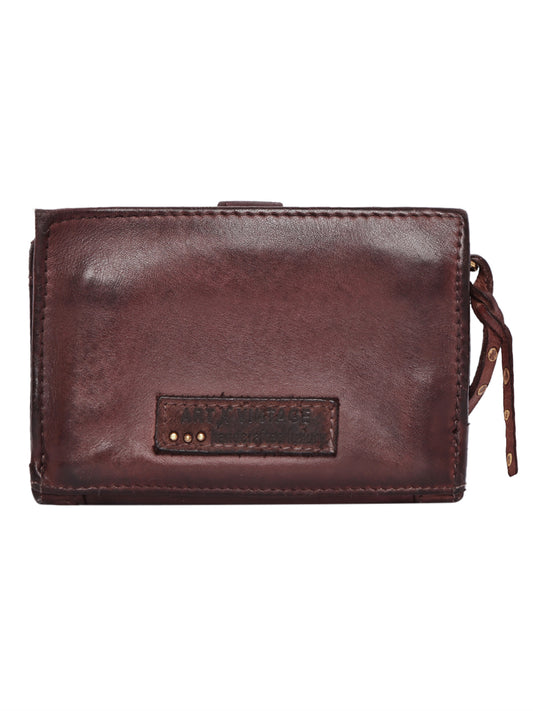 Art N Vintage Handcrafted Mandala Studded Genuine Leather Wallet