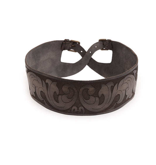 WASH BLACK  Womens Genuine Leather Belt by Art N Vintage