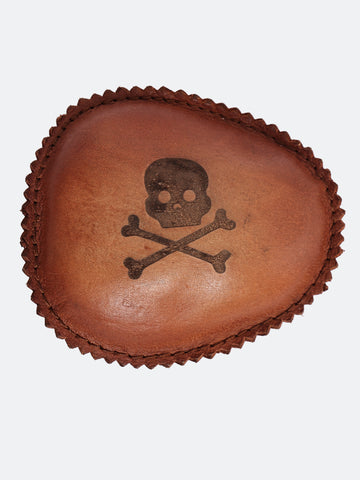 40/41 “Skull & Bones” Leather Paperweight