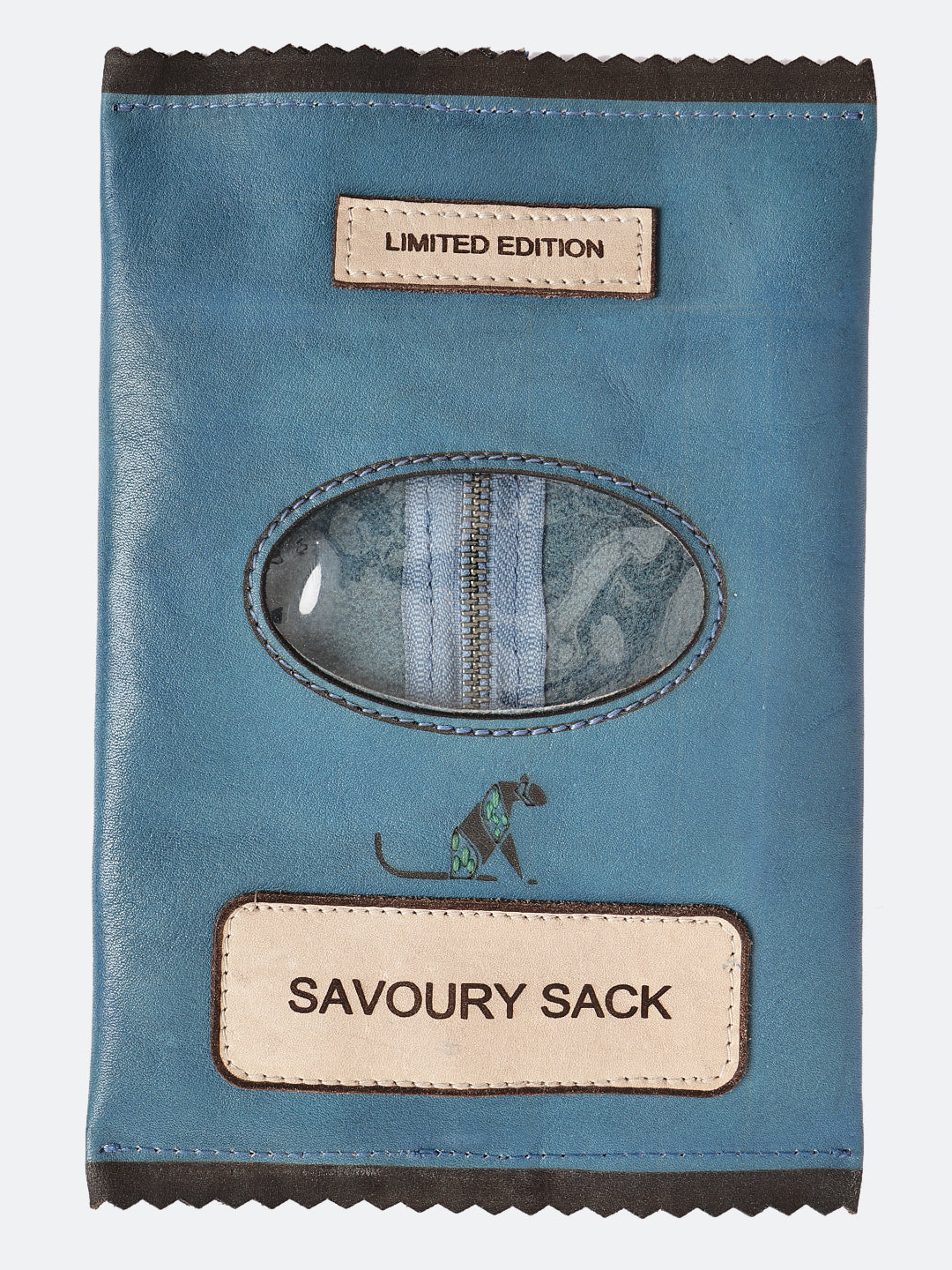 40/41 Blue Leather Savoury Sack (Limited Edition)
