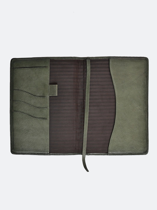 Art N Vintage Olive Real Leather Diary Cover