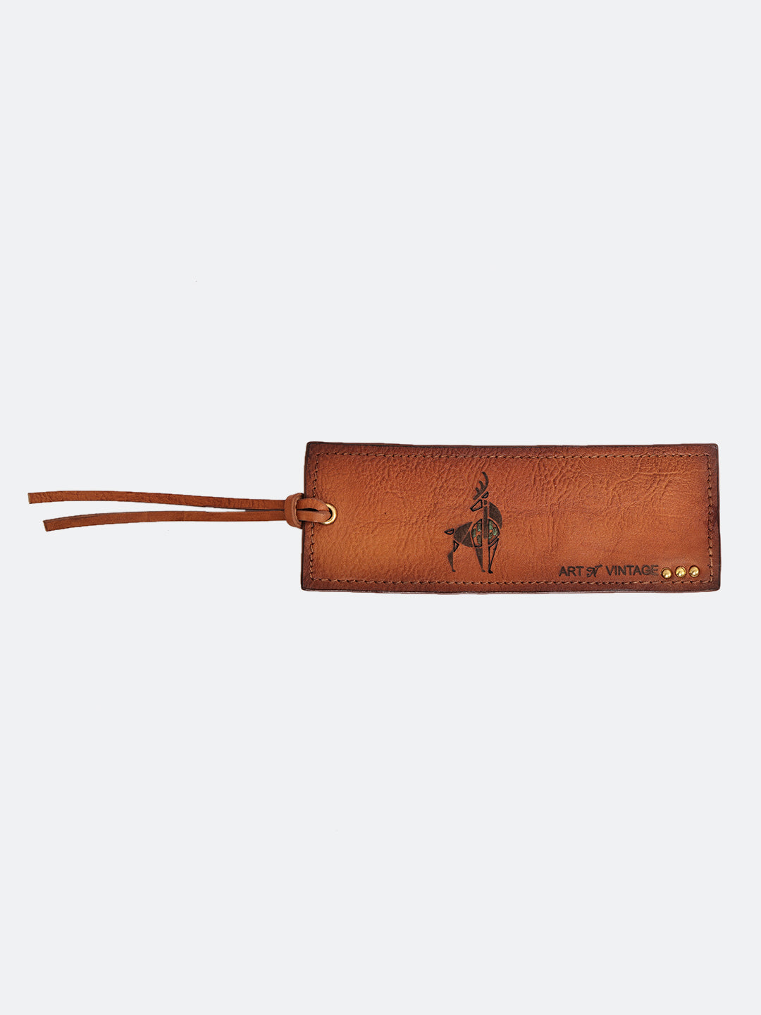 40/41 “The Noble Deer” Leather Luggage Tag