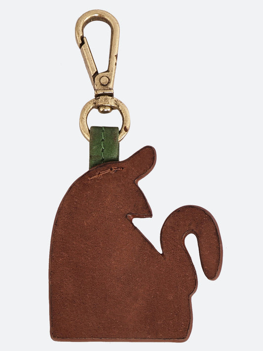 40/41  "The Wild Hound" Leather Keyring