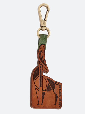 40/41 "The Noble Stag" Leather Keyring