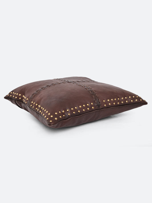 Patch of Art Leather Cushion