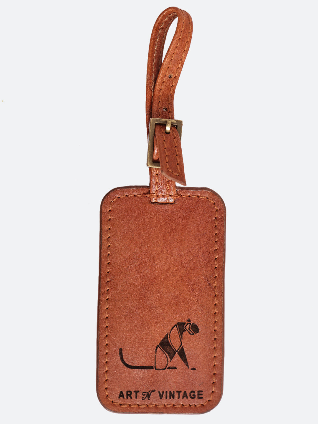 40/41 “The Silent Panther” Leather Luggage Tag