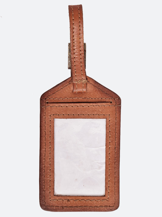 40/41 “The Rebel Skull” Leather Luggage Tag