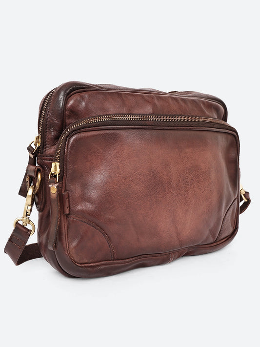 The Legacy Brown Leather Crossbody
