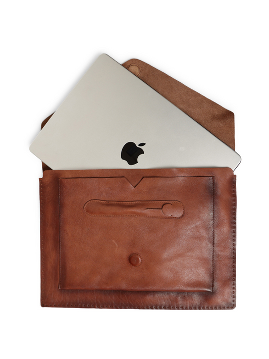 UrbanCraft Brown Leather Laptop Sleeves