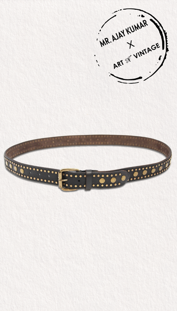 Brown Men's Belt - Stylish & Durable: Mr. Ajay Kumar X Art N Vintage