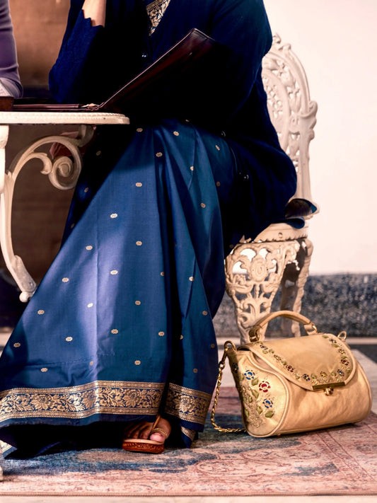 Zafira Floral Handcrafted Leather Crossbody Bag