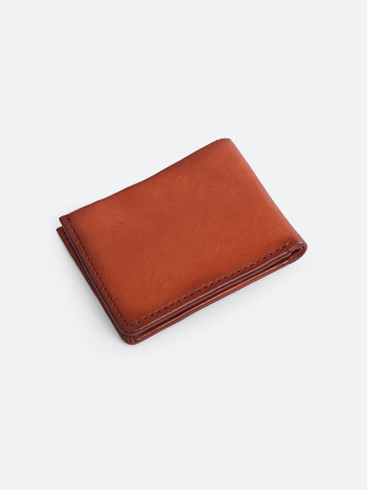 Nomad :  bifold Mens Tan Wallet By Art N Vintage