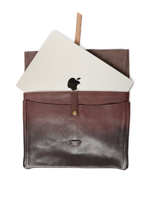 PinnacleHide Brown Leather Laptop Sleeves