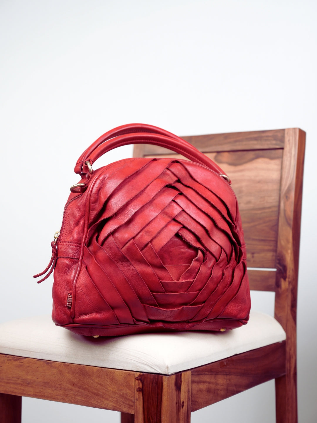 Pure Affection Red Handbag By Art N Vintage