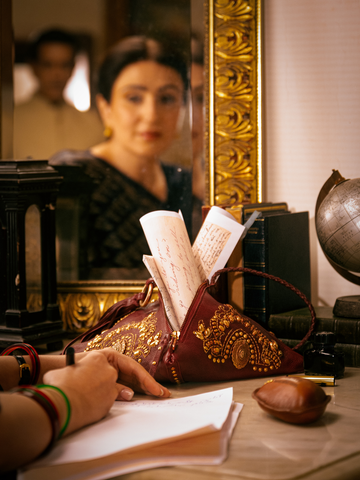 Reewayat Handcrafted Leather Crossbody Bag