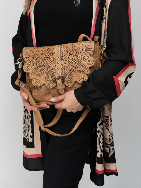 Hand-Woven Leather Bag
