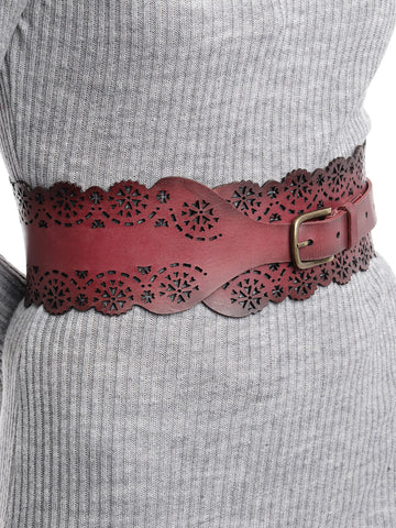 Art N Vintage Womens Genuine Leather Belt- FBL-057