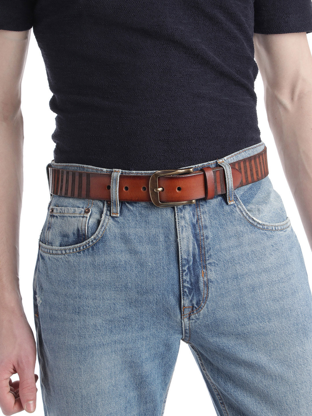 Art N Vintage mens Genuine Leather Belt- MBL-034