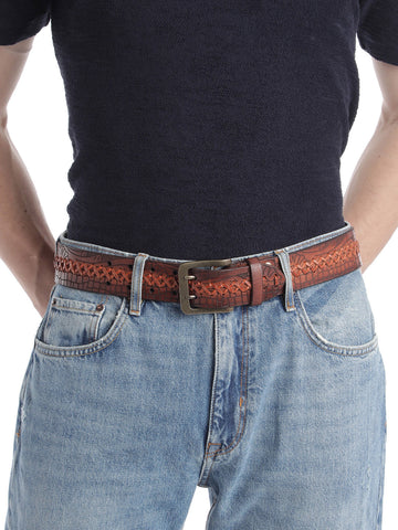 Art N Vintage mens Genuine Leather Belt- MBL-037