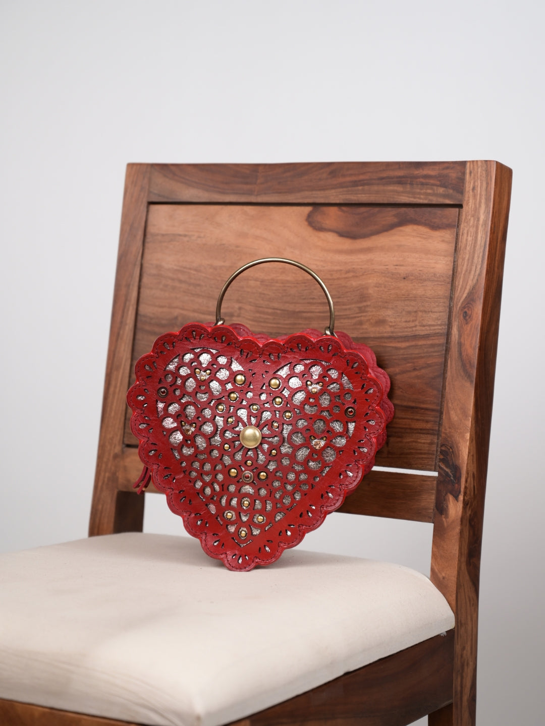 Love Spell Red Heart Bag By Art N Vintage