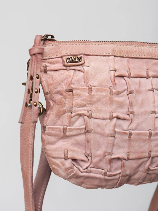 Art N Vintage Hand-Woven Leather Hobo Bag