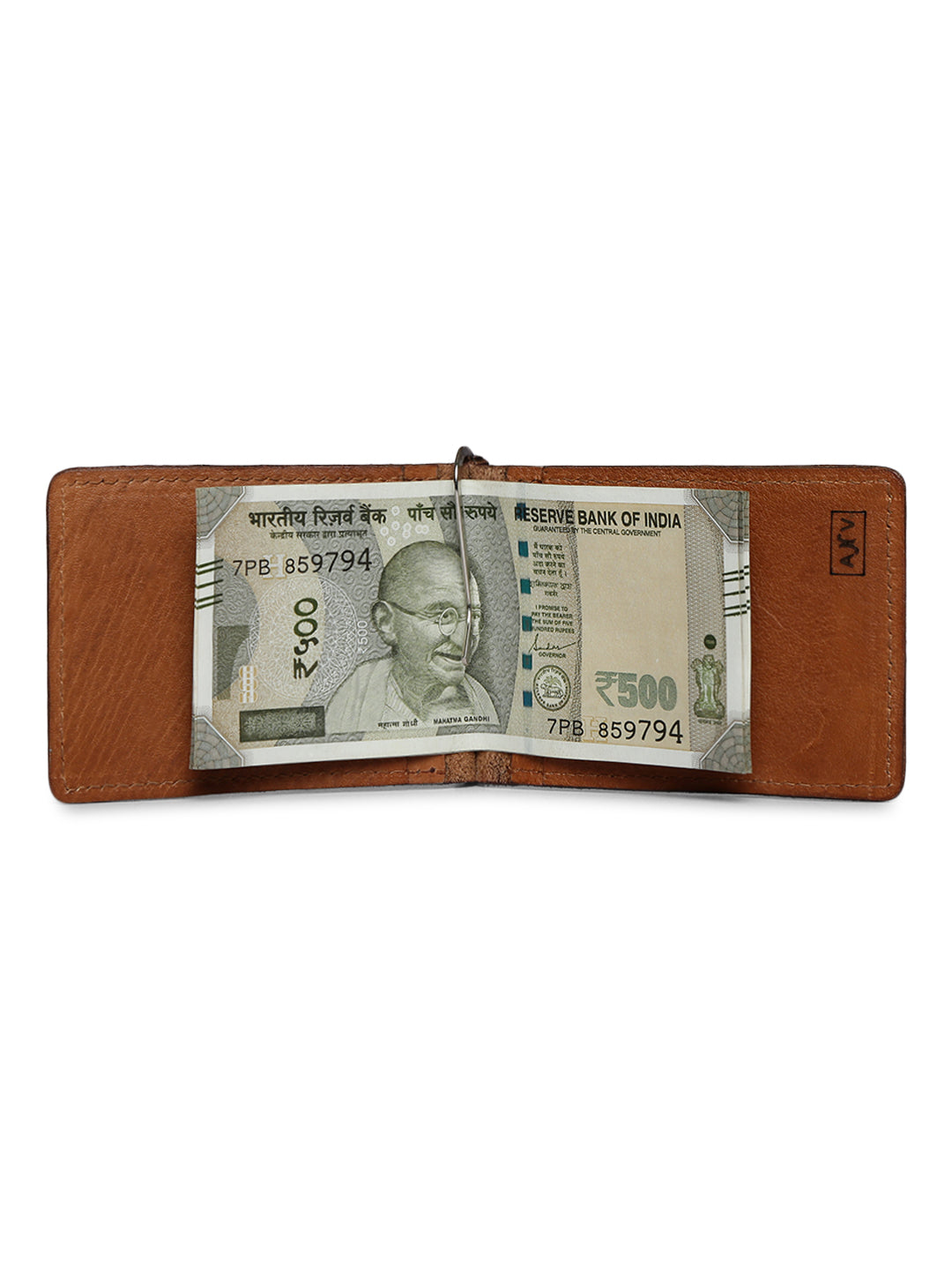 Tan Color Wallet Leather Wallet – Tan Geometric