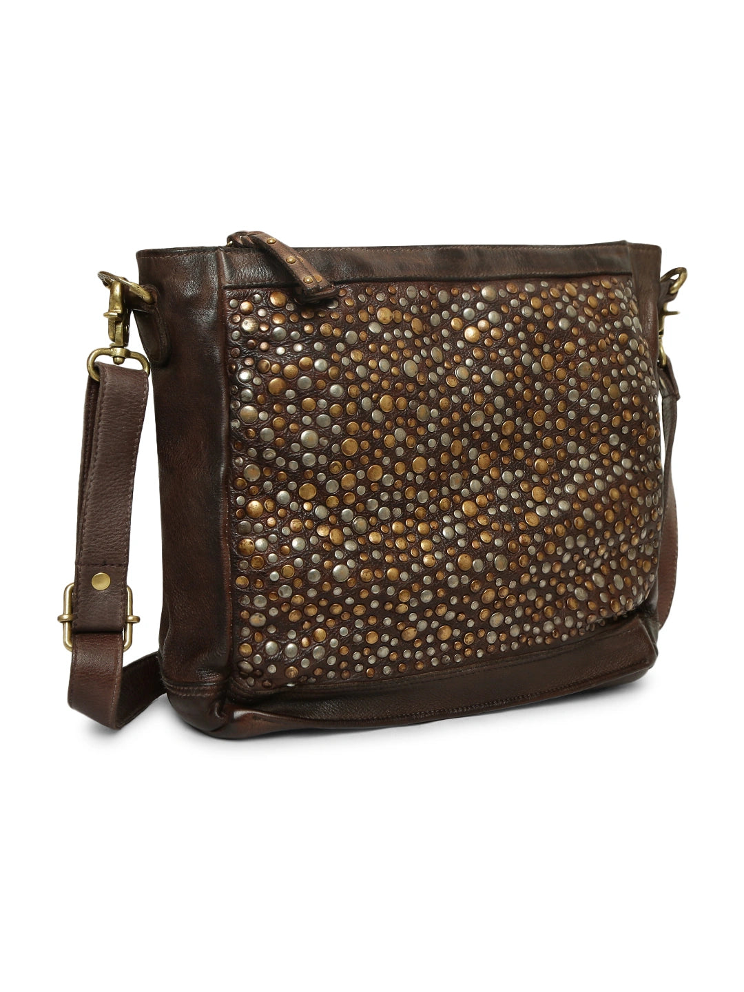 【Old Folk House】Studs Shoulder Bag Shoulder/Hobo Bags