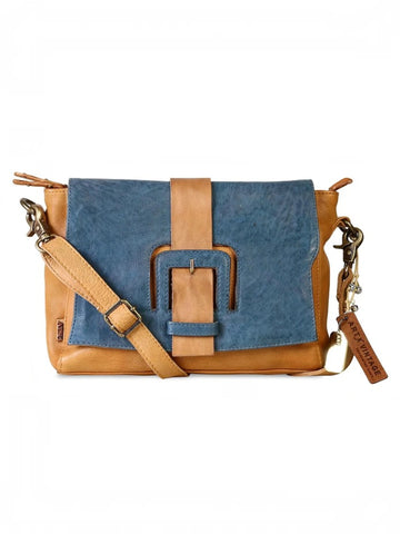 Classic Buckle Leather Crossbody Bag
