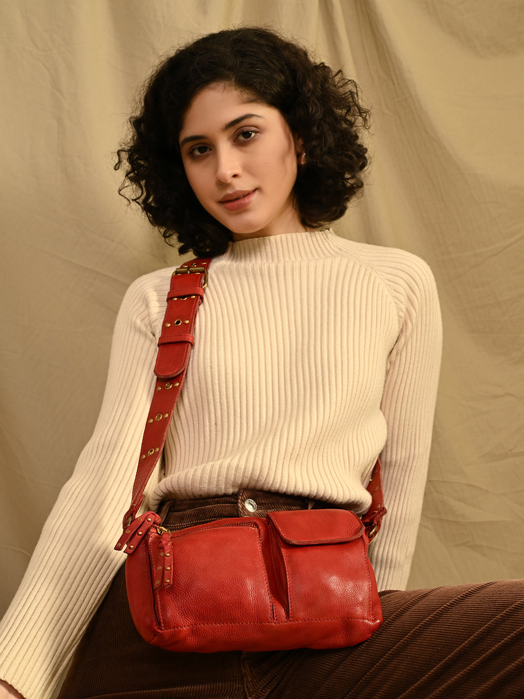 ◆MUCENT◆ Eren Belt Strap Leather Shoulder Bag Unisex P0000 MUSINSA | MUCENT Eren Belt Strap Leather Shoulder Bag Unisex