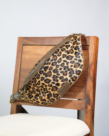 Leopard Print Waist Bag by Art N Vintage