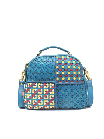 Vintage Textured Leather Crossbody